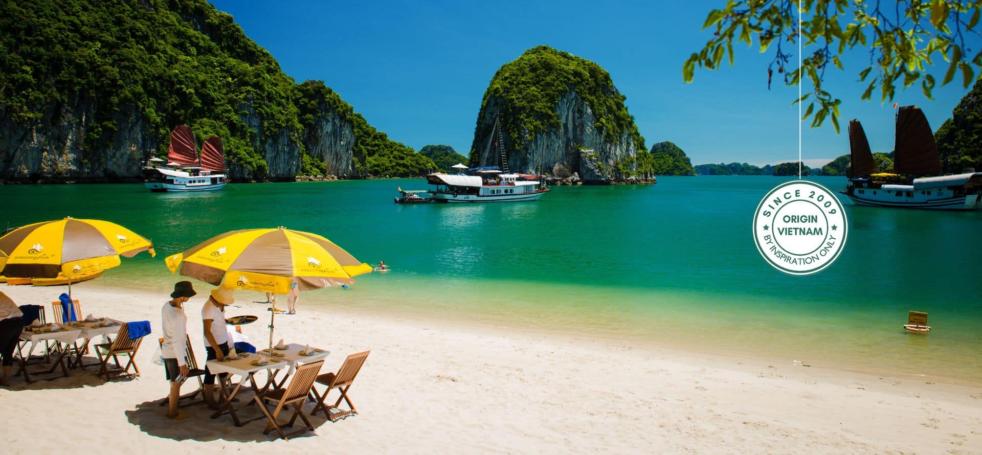 Halong Bay cruises through iconic limestone karst seascapes