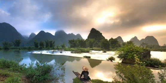 Adventure tours to Ban Gioc for boat trip