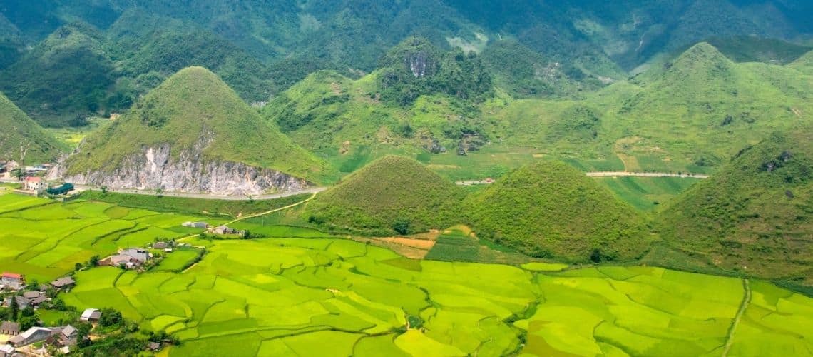 Quan Ba Twin Mountain