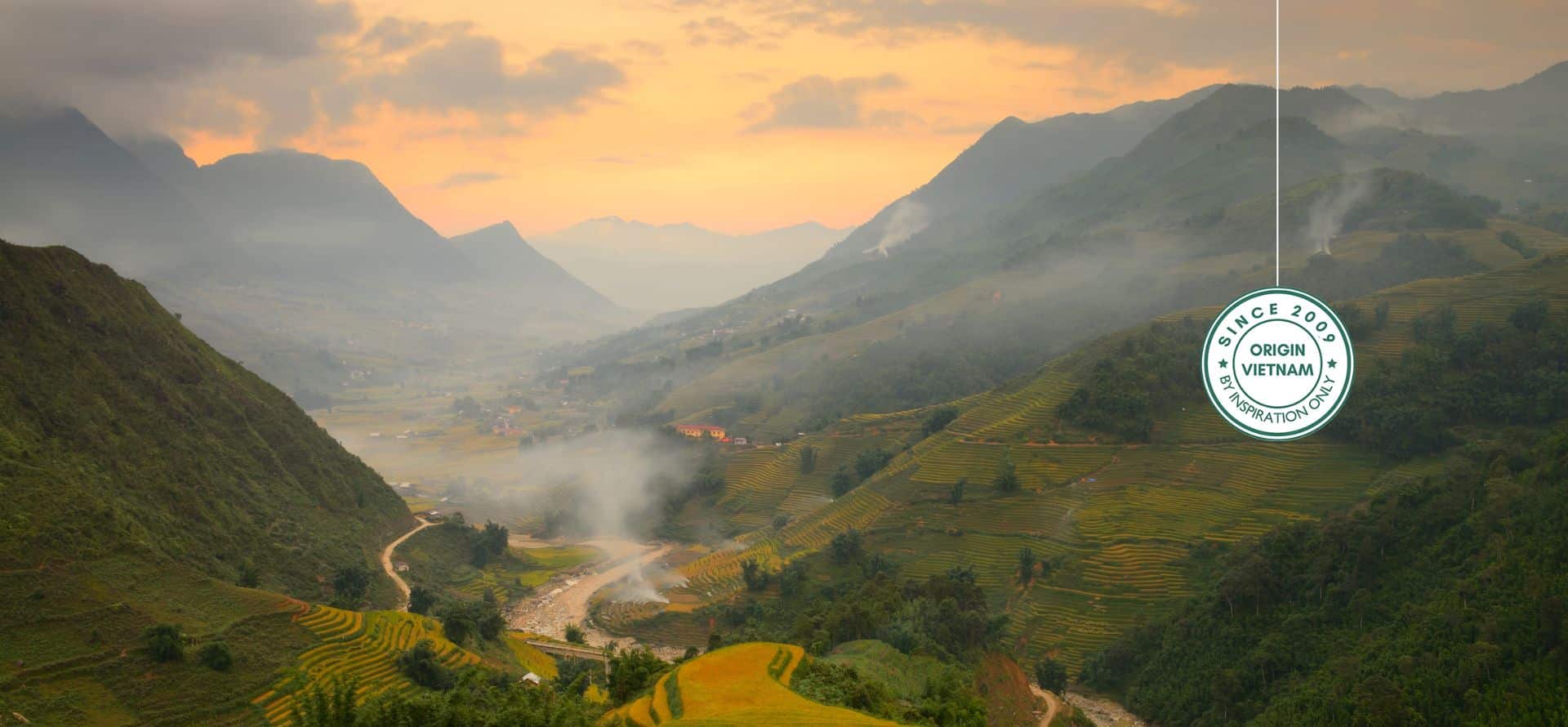 Tours to Sapa from Hanoi featuring rice terraces, ethnic villages and mountain landscapes
